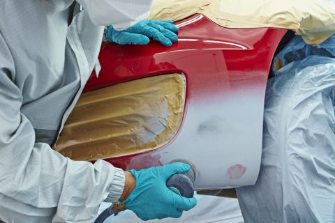 APAREJO-COCHE PREPARAR Y PINTAR CARROCERÍA DEL COCH