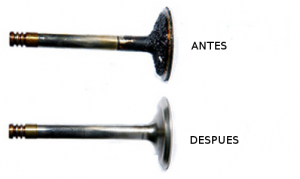 Descarbonización de motor - antes y después de hacerla